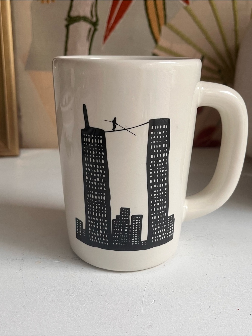 Fish’s Eddy Mug Man on a Wire Tightrope New York